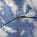 Crocker Wind Turbine in the Clouds