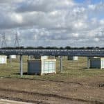 Noble Solar Panel Field with Stacks of Panels
