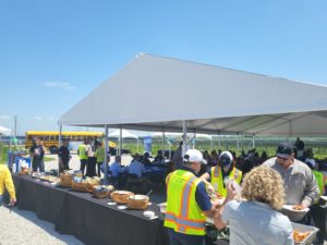 National Grid Renewables Hosts Stuff-the-Bus at 200 MW Prairie Wolf Solar Project