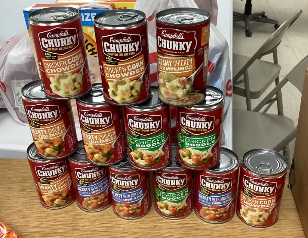 Soup cans