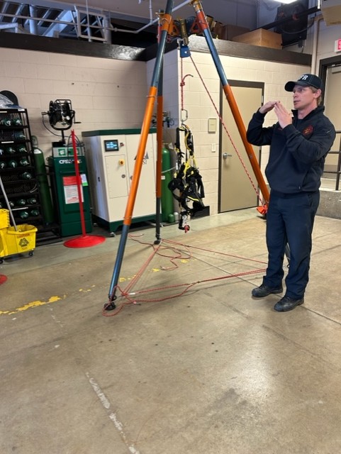Fire and Rescue team member