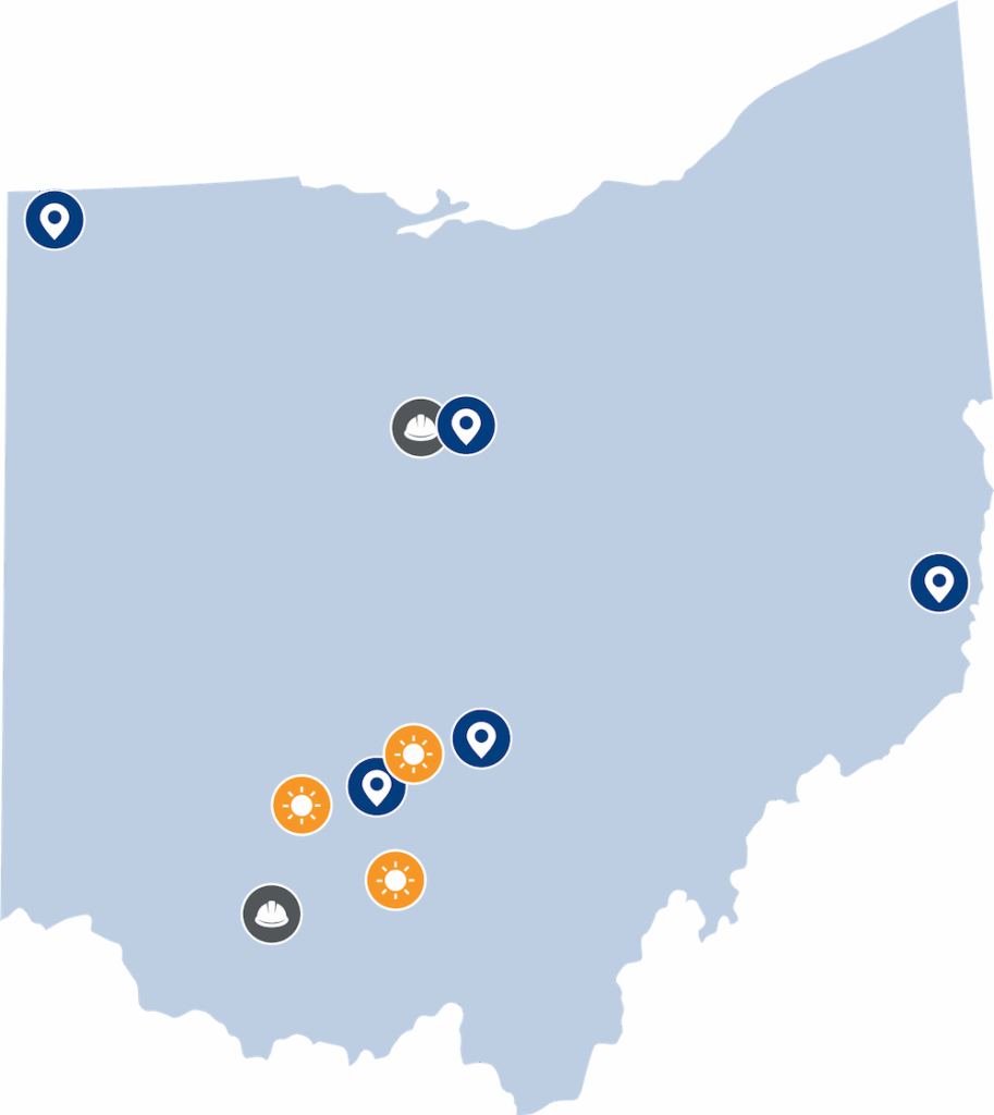 Ohio project map