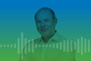 Blake Nixon with audio overlay graphic