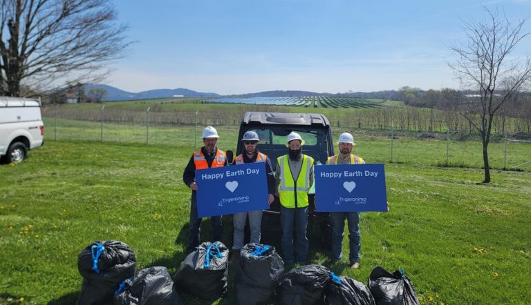 Geronimo Power Teams Celebrate Earth Day with Adopt-A-Highway Cleanups Across the Country